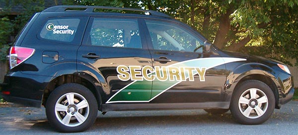 One of Censor Security's Security Vehicles